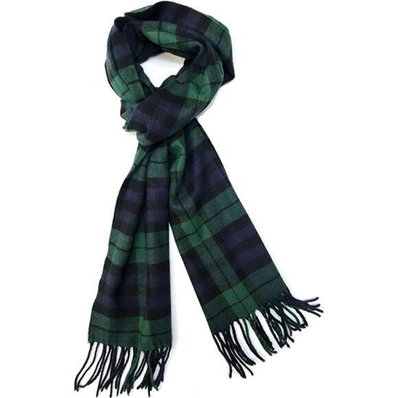 Cashmere Feel Scarf Soft Winter Ombre Nova Buffalo Tartan for Men and Women - Picture 1 of 6